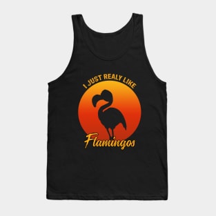 i just really like flamingos Tank Top